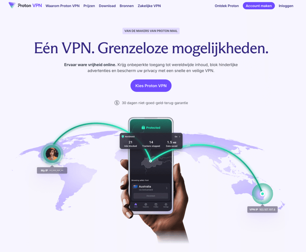 Proton VPN screenshot